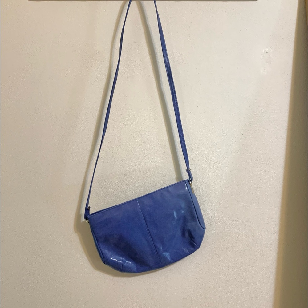 Caressa Spain vintage blue 80s purse handbag shoulder bag